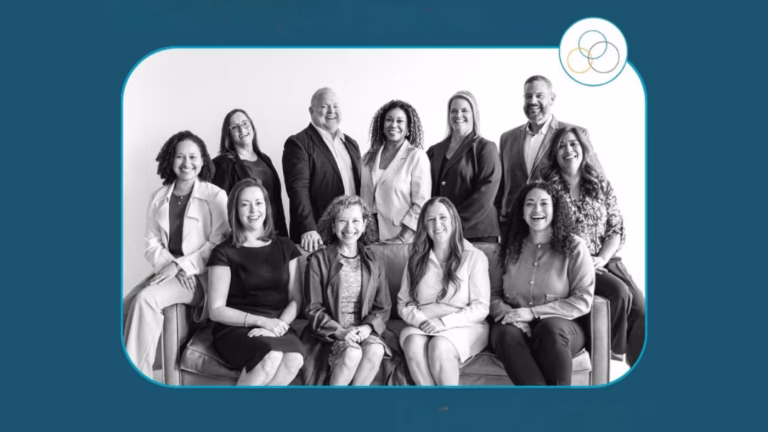 A team picture for our HR company showcasing a letter from our founder